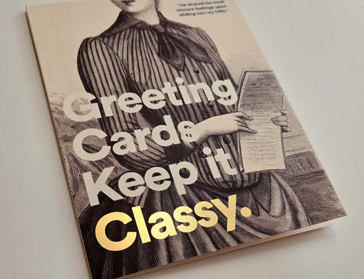 Indigo Ink Printing Greeting Cards Keep It Classy crop2