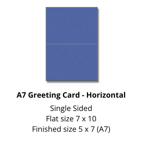 catalog A7 greeting card horizontal